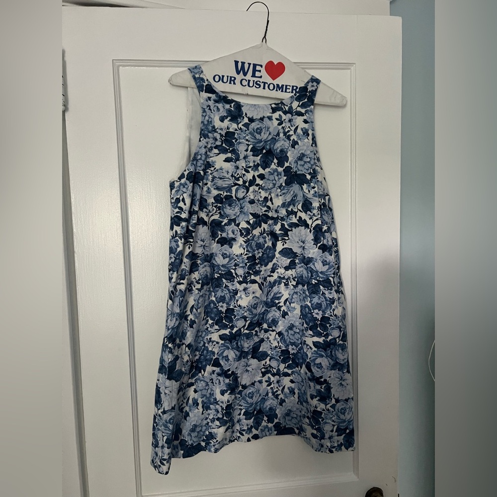 Abercrombie & Fitch Blue and White Floral Dress